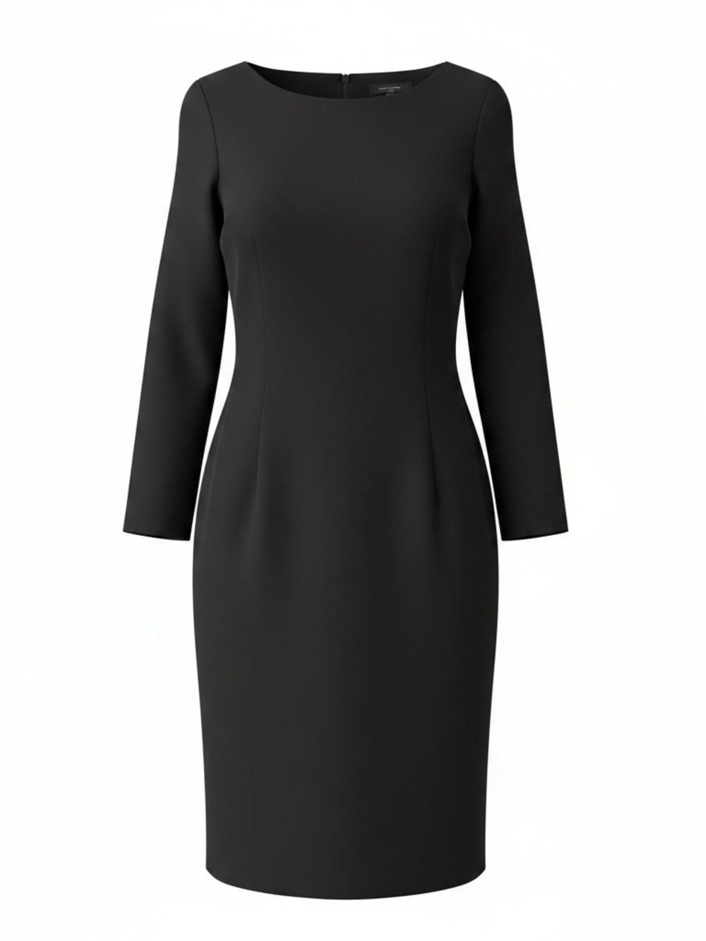 Banana Republic Classic Black Long-Sleeve Sheath Dress Size 4 (New)